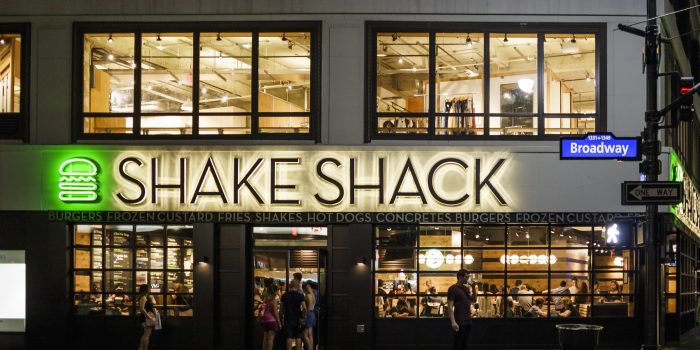 Un restaurant Shake shack