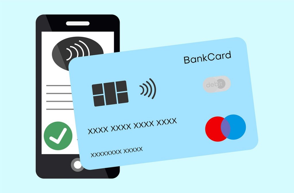 Illustration d’un paiement bancaire mobile