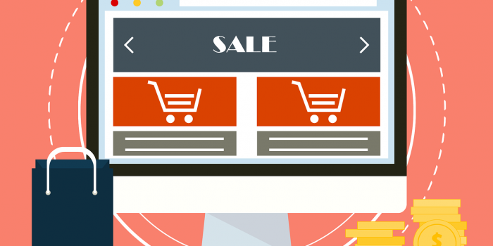 Illustration du shopping en ligne